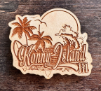 *NEU* Holzmagnet " Konny Island III " Design
